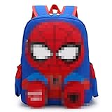 BESTZY Rucksack Spider-Man Kinder Schultasche Student Schultasche Einstellbare Niedlicher Cartoon Kindergarten Buch Taschen Geeignet für Jungen und Mädchen