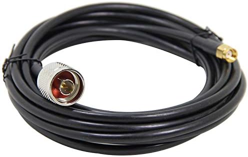 Ancable Ultra Low Loss Coax Cable 25ft, N Type Male Connector to RP-SMA Female Pigtail Cable for Yagi TP-Link 2.4Ghz Omni Antenna, APs, WiFi and ALFA Extender/Transceiver/Repeater/Router/Amplifier