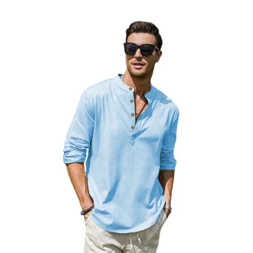 Image of Vida Loca Men Full Sleeve Solid Cotton Blend Straight Slim Fit Kurta Shirt for Men's.