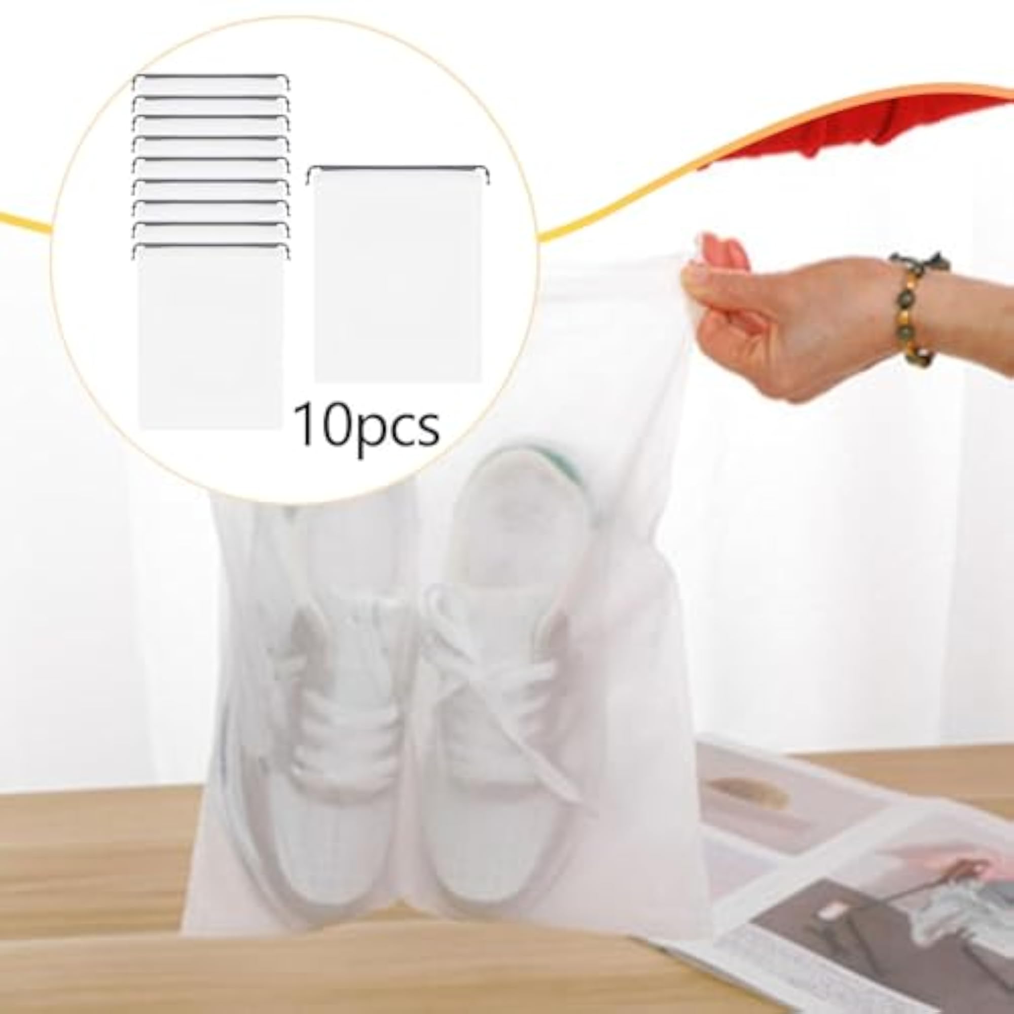 Reusable Drawstring Packing Bag, Sturdy Storage for Shoes