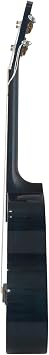 Oscar Schmidt Tenor Ukulele Flame Mahogany, Trans Blue (OU2FTBL-A) Tenor