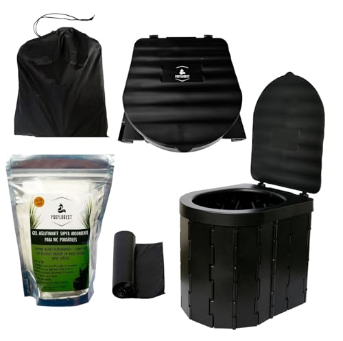 WC Portátil para Camping con Gel Aglutinante