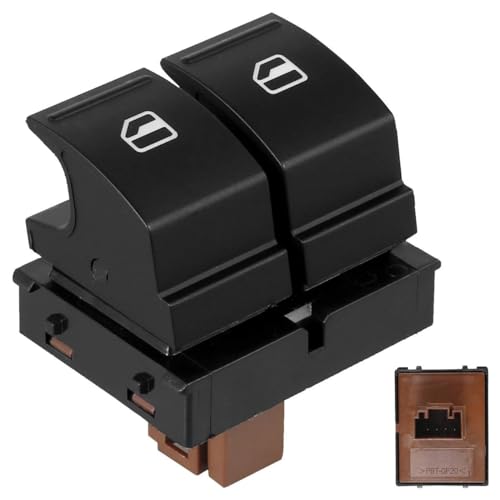 Bouton commande électrique double fenêtre et interrupteur pour Fabia et Yeti