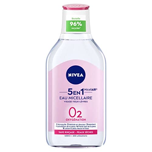 Nivea Agua purificadora micelar O2 oxigenación 400 ml
