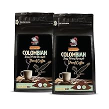 Decaf Coffee Notes - DECAF COLOMBIAN COFFEE GROUND - Swiss Press Decaf Coffee, Balanced Coffee Grounds, Swiss Water Delight, Pure Decaf Coffee, Evening Coffee Grounds, Decaf Coffee Craft 2 Packs