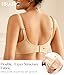BRABIC Minimizer Bras for Women with Supportive Underwire Unlined Full Coverage Seamless Nude T-Shirt Bra(36C, Light Nude)