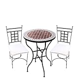 Multiusos: juego de 3 unidades ideal para balcón, terraza, jardín o jardín de invierno, decorativo y práctico al mismo tiempo.