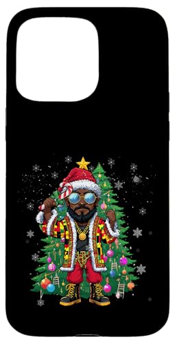 �u���b�N �A�t���J�n�A�����J�l �T���^ �}�b�`���O �N���X�}�X �p�W���} �X�}�z�P�[�X iPhone 15 Pro Max �p