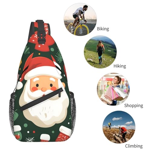 Bolso tipo bandolera Santa Claus para mujer y hombre miniatura 6