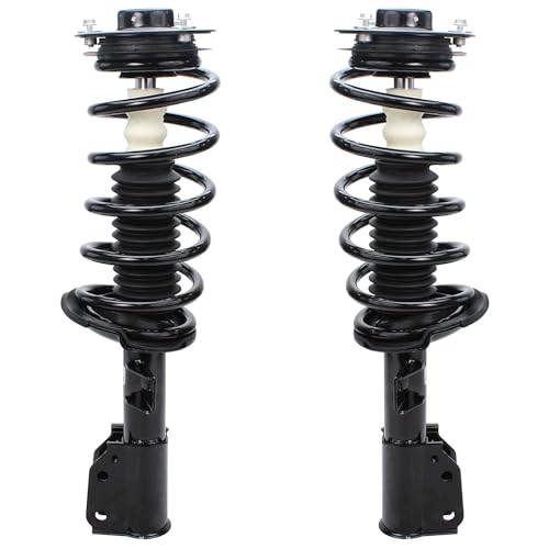 Image of Detroit Axle - Struts Shocks for Chevy Equinox GMC Terrain Saturn Vue | Pontiac Torrent Complete 2 Front Ready Struts with Coil Spring 2 Rear Shock Absorbers Replacement Suspension Kit