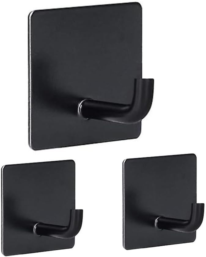 Kit 3 Ganchos Adesivo Metal para Parede Reforçado Suporte Multius...