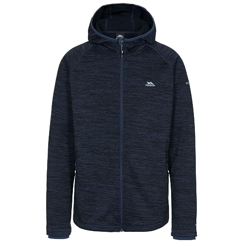 Image of Trespass Mens Fleece AT200 Northwood Navy Marl in Size - S
