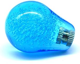 Miniatura 4 de Arcity HY-PJ094-1 - 2 piezas Arcade Joystick Bat Top Cabeza Grande Oval Manija Perilla Tipo Americano Rosa y Azul Transparente para Zippy SANWA