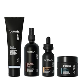 SUPREME SKINCARE KIT – Our Supreme kit of HERO products work together to cleanse, tone, exfoliate, protect, and moisturize skin daily. The complete set is the perfect skin care set for men and women alike. GENTLE AND EFFECTIVE CLEANSING - Our daily g...