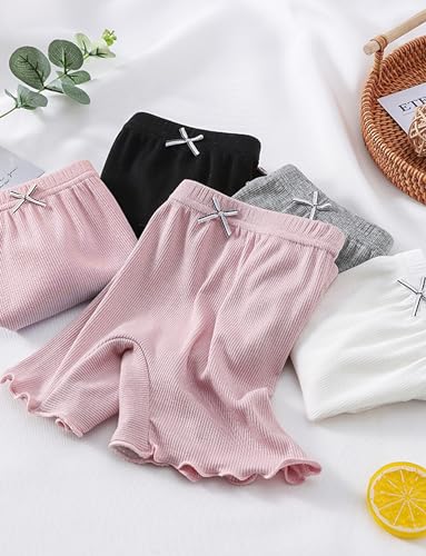 Happy Cherry Shorts infantis para meninas com rodinhas embaixo do vestido, shorts de motociclista, p