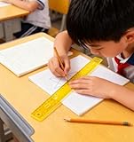 30 cm Ruler, 4 Bright Colors, Flexible Precision Measuring Tool in Yellow Red Blue Green, for School Office Home, 12 Inch (Light Color) - Image 3