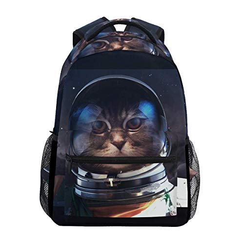 Mochilas escolares Astronauta Gato Estudiante Grande para Niñas Niños Escuela Primaria