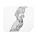 Cute Parrot Bird Animal Portrait Sketch Cleaning Cloth Screen Cleaner 2pcs Suede Fabric