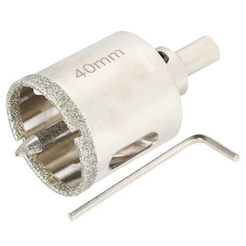 SUQIN Scie Cloche Diamantée 40 mm Avec Foret Guidage De Centrage,Scie Cloche...