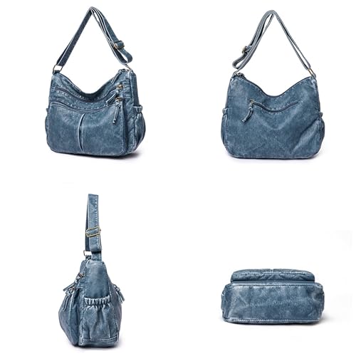 Multi-pocket Crossbody Purse Bags for Women Travel Shoulder Bag Messenger Bag Work Bags Daily Shopping Handbags2