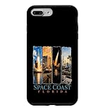 Installazione facile Custodia per iPhone 7 Plus/8 Plus Lancio del razzo Space Coast