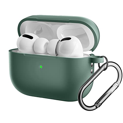 GMUJIAO Case for AirPods Pro 2,Silicone Shockproof Case Cover,Soft Silicone Skin Case,Premium Silicone Cover for AirPods Pro 2,AirPods Pro 2 Case-Green