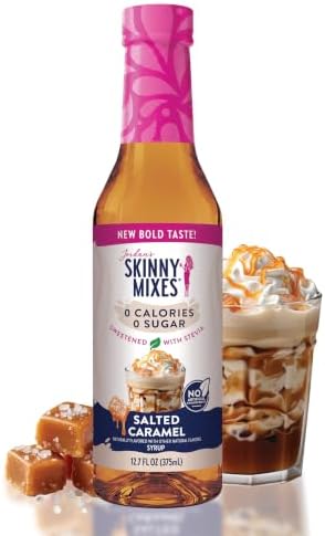 Jordan's Skinny Mixes Salted Caramel Coffee Syrup, 12.7 fl oz