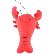 Milisten Toy Lobster for Dogs Plush Dog Squeaky Toy Red Lobster Design Dog Playmate