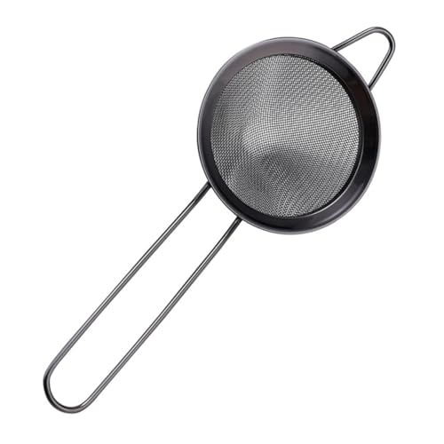 Unomor Hangable Triangle Drainer Ice Strainer for Cocktail Polished Residue Filter Easy Storage