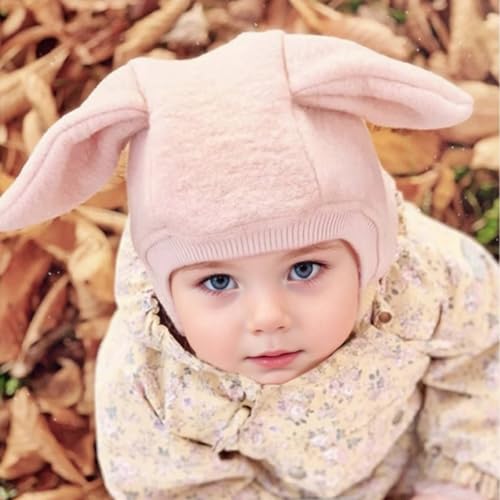 Winter Baby Hat Toddler Warm Hats Cute Rabbit Plush Cap Suitable for Boys and Girls Aged 1-3 Years Old2