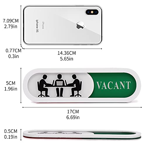 Do Not Disturb Welcome Please Knock Sign,Privacy Sign For Home Office Hotles Hospital Conference Room,Slider Door Sign (Tells Whether Room Vacant Or Occupied), 6.69'' X 1.96'' #TOP4