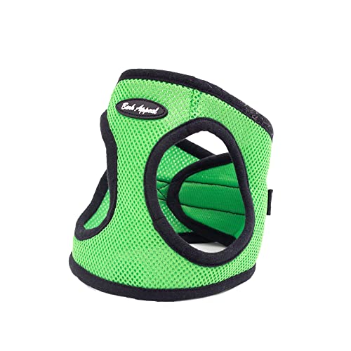Bark Appeal Step-In Dog Harness, Mesh Step In Dog Vest Harness For Small & Medium Dogs, Non-Choking With Adjustable Heavy-Duty Buckle For Safe, Secure Fit – (Medium, Lime Green) #TOP21