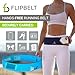 FlipBelt Classic Running Belt for Phone and Small Accessories, Exercise Waist Pouch for Women and Men, M, Aqua