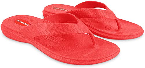 Image of OKABASHI Women's Maui Flip Flops | Arch Support Sandals with Massage Footbed, Made in USA, Waterproof Thong Sandal for Beach, Pool & Travel, Sizes 5-10.5