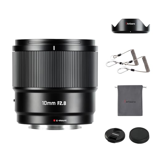 7artisans �I�[�g�t�H�[�J�X 10mm F2.8 APS-C�Ή� �L�p�����Y F2.8����a ����/�蓮�i��Ή� ��/���F���@�\���� Sony FS5/FS7/FS7M2/FS5M2K/A3000/A5000/A6000�Ή�