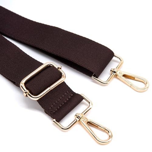 Image of S&loyoe Thickened Solid Color Purse Straps Replacement Crossbody Bag Strap Adjustable Wide Guitar Straps for Handbags 1.5inch