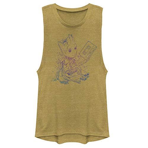 Grootient T-Shirt Marvel Femme à col bénitier et manches longues