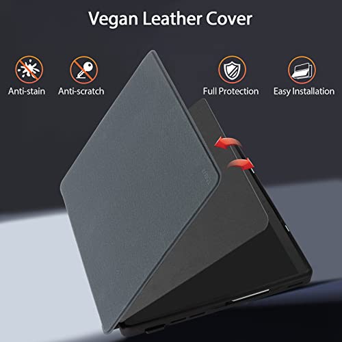 Cobak Designed For Surface Pro 9 Case - Crystal Clear Transparent Back Cover, Shockproof Folio Rugged Case, Fits Keyboard And Kickstand #TOP3