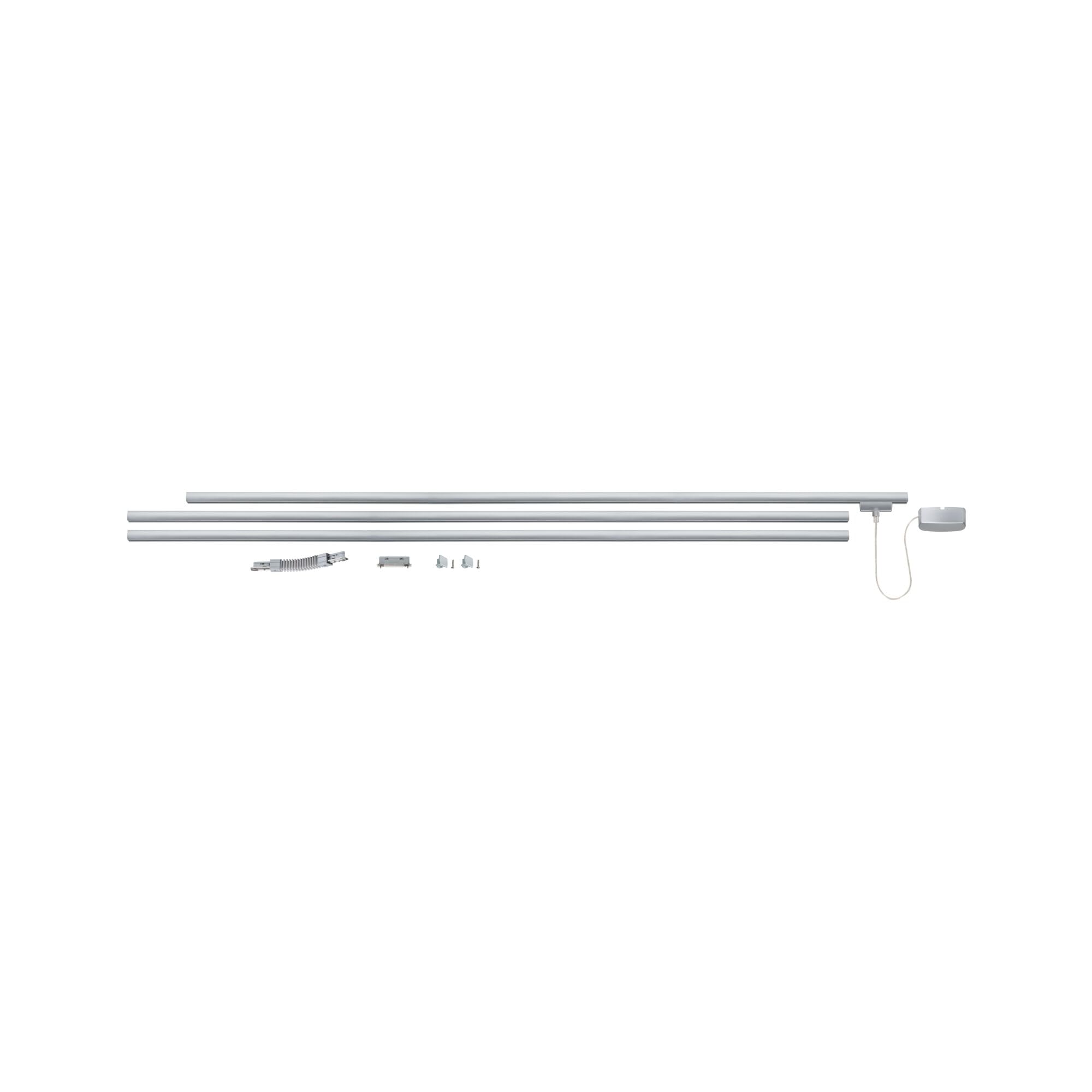 Paulmann 95016 URail Schiene Basisset 230V Chrom matt