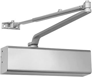 Door Closer for Commercial Heavy Use Doors Aluminum Finish Backcheck Delayed Action Latch Speed 1-6 Power Adjustable LH816 ANSI/BHMA Grade 1 Door Closer 1000 Openings per Day