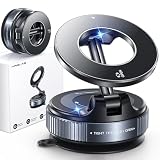 MRGLAS 2026 Upgraded for MagSafe Vacuum Car Phone Mount, Ultra Strong Magnetic Phone Holders for Your Car, 360° Adjustable Suction Cup Car Mount, for iPhone 12–17 Pro Max, Car & Truck Accessories