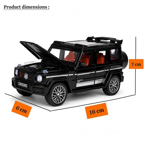 Image of Die Cast Car 1:32 Scale mercedi barabuss Metal Model Car with Pull Back Action, Openable Doors & Sound Light Function for Kids and Collectors (Color May Vary)