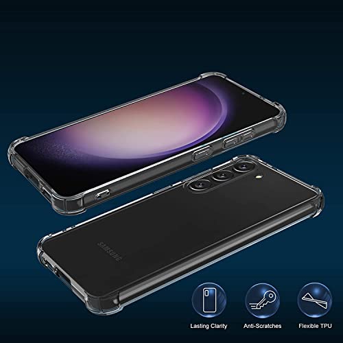 Capa Capinha Para Samsung Galaxy S23 5G 6.1 Case Transparente Com Bordas Air Anti Impacto (Transpare