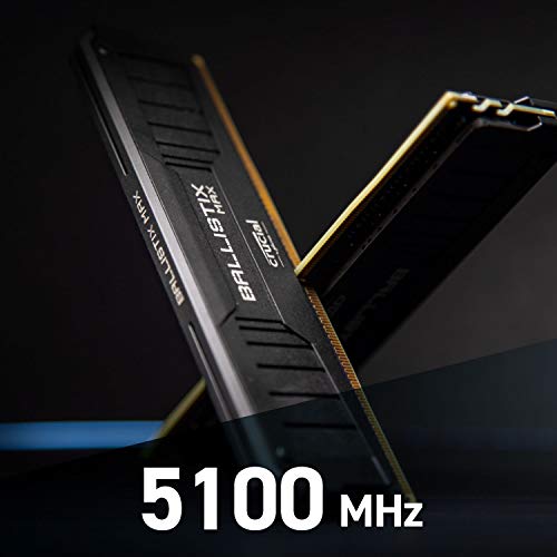 Image of Crucial Ballistix MAX 5100 MHz DDR4 DRAM Desktop Gaming Memory Kit 16GB (8GBx2) CL19 BLM2K8G51C19U4B (Black)