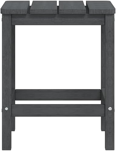 Miniatura 7 de Sillas Adirondack para patio con reposapiés y mesa HDPE antracita silla de patio al aire libre sillas de comedor al aire libre Sillas para Comedor