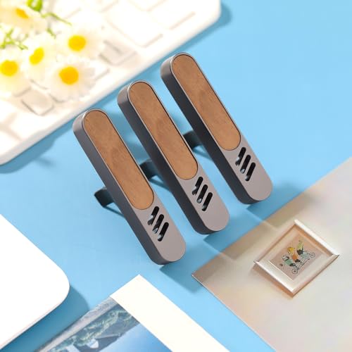 Image of Leinuosen 4 Pcs Car Air Freshener Vent Clip Car Perfume Diffuser Automotive Fragrance Decoration with 8 Sponge Sticks and Perfume Droppers for Office Kitchen Bathroom Pet Houses