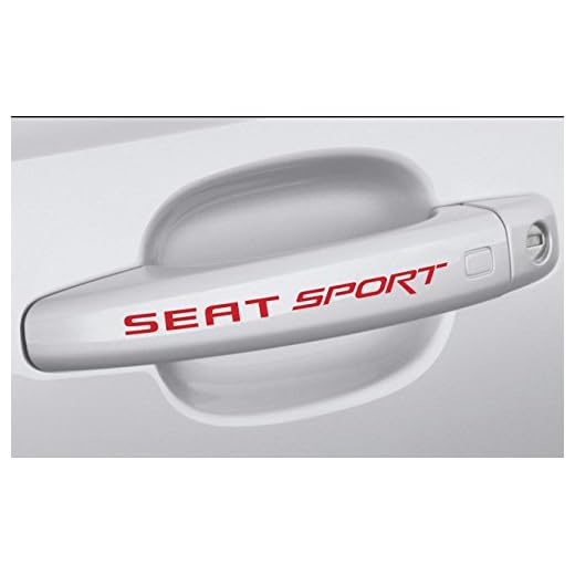 Adhesivos para asas de puertas (4 unidades, 12 x 1,4 cm, FR R TD ST)