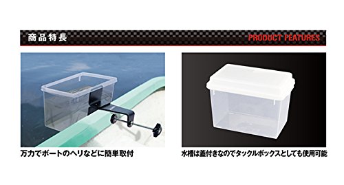 Amazon | プロックス ワカサギ水槽+万力 ブラック . PX835PM