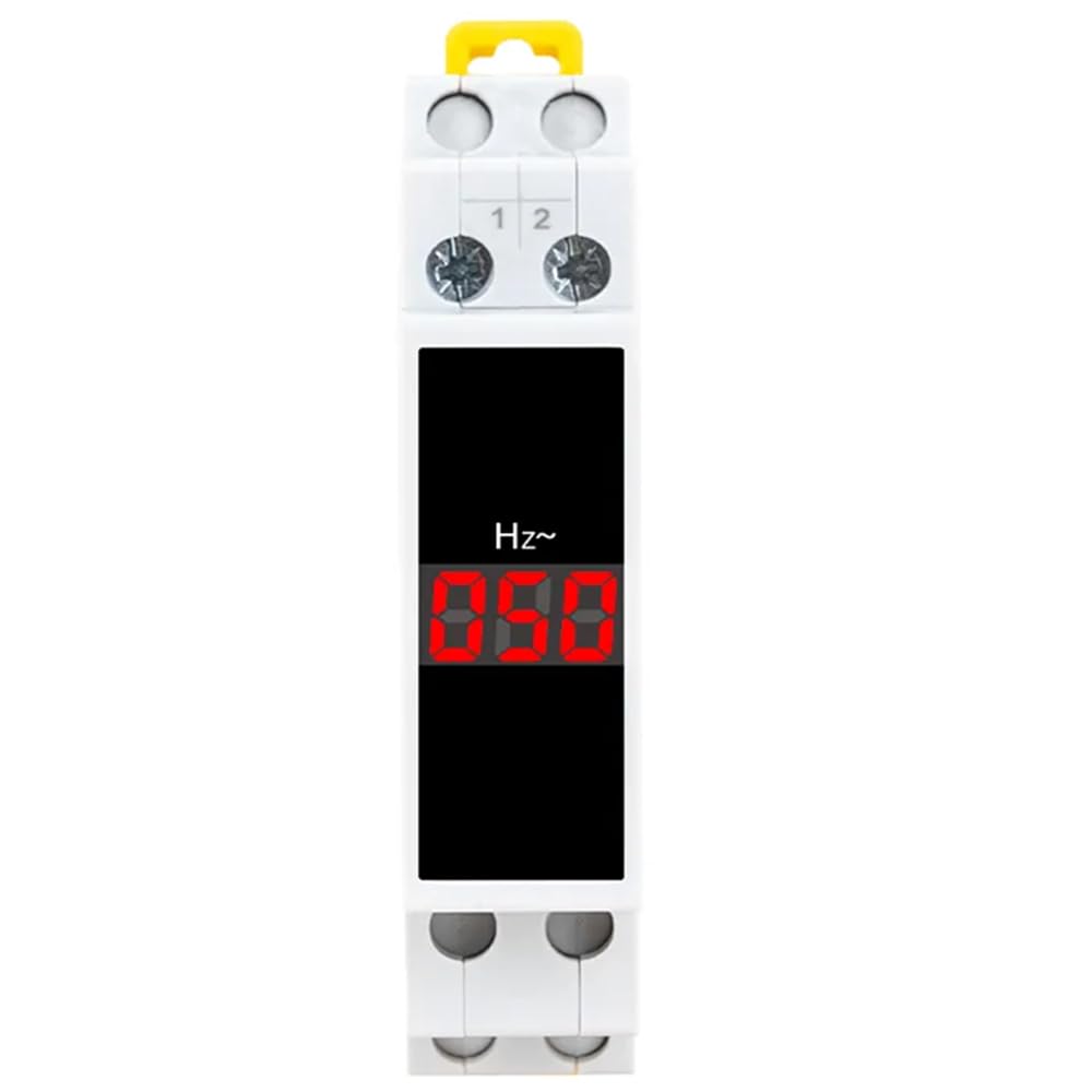 amiciSense Frequency Tester, Ac 80~500V 99Hz Mini Frequency Meter With Led Display, 35Mm Din Rail Mounted - White (B0CNX8B32J) Amazon Price History, Amazon Price Tracker