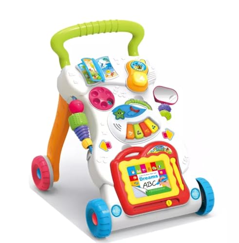 Baby Walker for Activate First Steps for Baby Walking, Pusher Walker with Sorting Shape, Light and Music Pretend Play Gift for 6 Months & 1, 2 & 3 Year Olds for Boys & Girls - Image 3